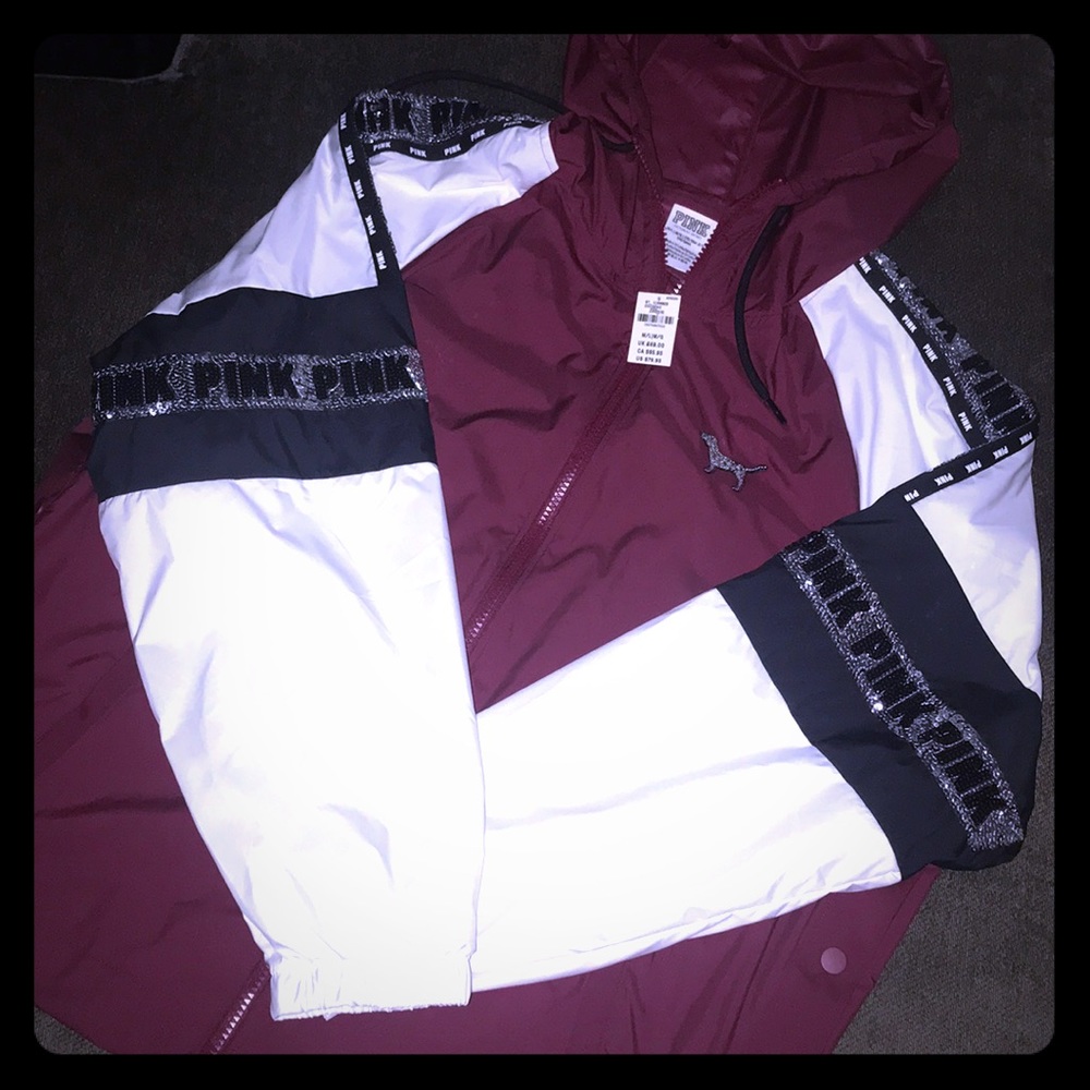 Brand New Pink Bling Track Jacket